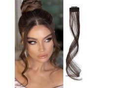 Příčesek do vlasů na klipu melír - hnědý 8