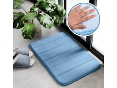 Protiskluzová koupelnová předložka 40 x 60 cm - modrá