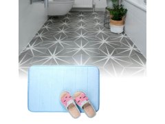 Protiskluzová koupelnová předložka 40 x 60 cm - modrá 9