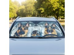 Protisluneční clona do auta s&nbsp;přísavkami - psi