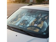 Protisluneční clona do auta s&nbsp;přísavkami - psi 4