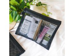 Průhledná kosmetická taštička se zipem 10