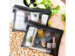 Průhledná kosmetická taštička se zipem 4