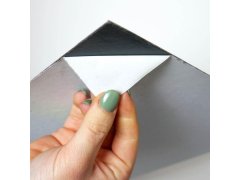 PVC samolepicí podlahové čtverce 30x30 cm - bílý mramor 6