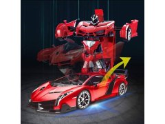 RC Sportovní transformující se autíčko na dálkové ovládání - červené 8