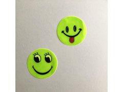 Reflexní samolepky smajlíci 6 ks 12