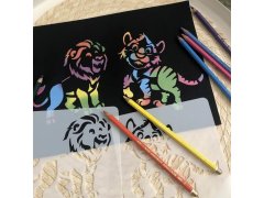 Šablony zvířátek na malování 13x13 cm 12 ks 2