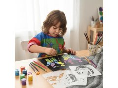 Šablony zvířátek na malování 13x13 cm 12 ks 6