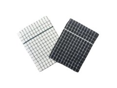 Sada 2 ks froté utěrek - šedobílá