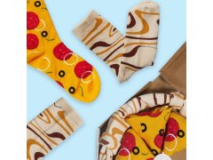 Sada 4 párů ponožek - pizza 15