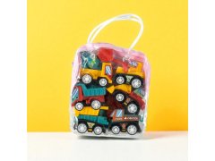 Sada 6 natahovacích autíček v&nbsp;průhledné tašce 7