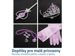 Sada doplňků pro princeznu 6 ks - fialová 2