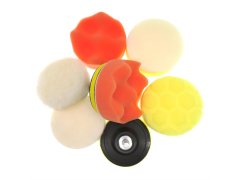 Sada leštících kotoučů na vrtačku 10 ks - průměr 8 cm 10