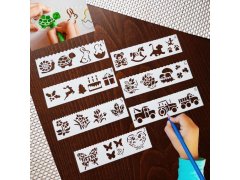 Sada šablon na malování 27 obrázků