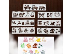 Sada šablon na malování 27 obrázků 10