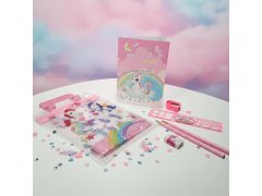 Sada školních pomůcek pro děti - jednorožec