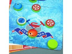 Sada sportovních stolních her 6v1 - fotbal, basketbal, curling, závody, kuželky, bowling 5