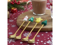 Sada vánočních lžiček v&nbsp;dárkové krabiččce 4 ks 11