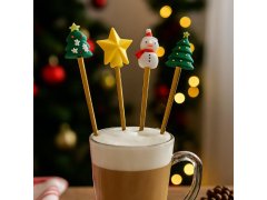 Sada vánočních lžiček v&nbsp;dárkové krabiččce 4 ks 13