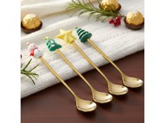 Sada vánočních lžiček v&nbsp;dárkové krabiččce 4 ks 3