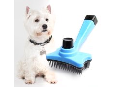 Samočistící vyčesávací kartáč na chlupy/srst