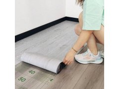 Samolepicí fólie na podlahu 200x60 cm - šedé dřevo 8