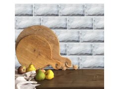 Samolepící kamenné obklady 10 ks - bílé 4