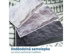 Samolepící kamenné obklady 10 ks - šedé 2