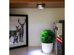 Samolepící lampička 3 LED stříbrná 4