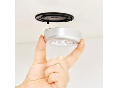 Samolepící lampička 3 LED stříbrná 5