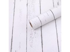 Samolepicí tapeta 200x45 cm - bílé dřevo 8