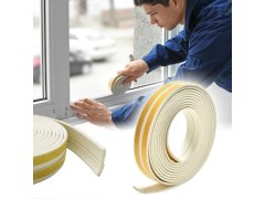 Samolepící těsnění do oken a&nbsp;dveří 2,5 m - bílé