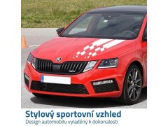 Samolepka na auto - pruhy přerušované bílé 3