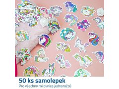 Samolepky jednorožci 50 ks 3