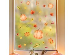 Samolepky na okno - podzimní nálada 3