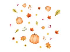 Samolepky na okno - podzimní nálada 6