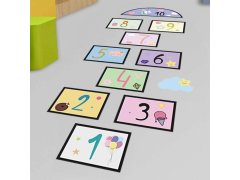 Samolepky na podlahu - skákací panák 10