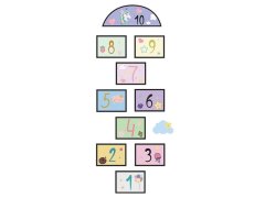 Samolepky na podlahu - skákací panák 11