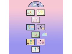 Samolepky na podlahu - skákací panák 9