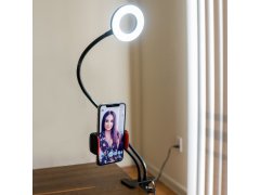 Selfie držák na telefon s LED přisvícením 1