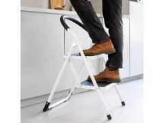 Skládací kovové schůdky 2 stupně 83 cm 9