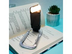 Skládací LED lampička na čtení s klipem 6