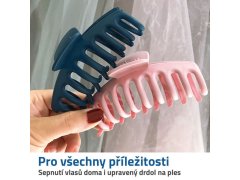 Skřipec do vlasů - modrý 3
