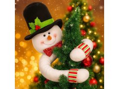 Sněhulák na vánoční stromeček 5