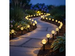 Solární bublinková svítidla do země 10 ks 2