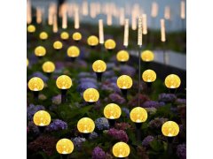 Solární LED světlo do země s bublinkovým efektem - 10 světelných bodů 11