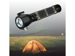 Solární LED svítilna s powerbankou 8v1 12