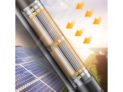 Solární LED svítilna s powerbankou 8v1 2