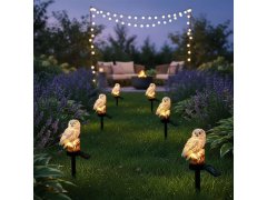 Solární zahradní osvětlení sova 2