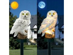 Solární zahradní osvětlení sova 3